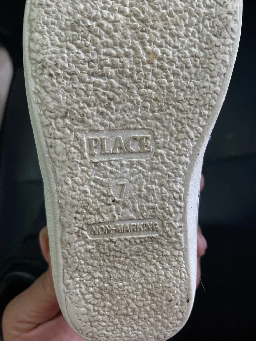 Children’s Place Black Velcro High-Top Sneakers Size 7